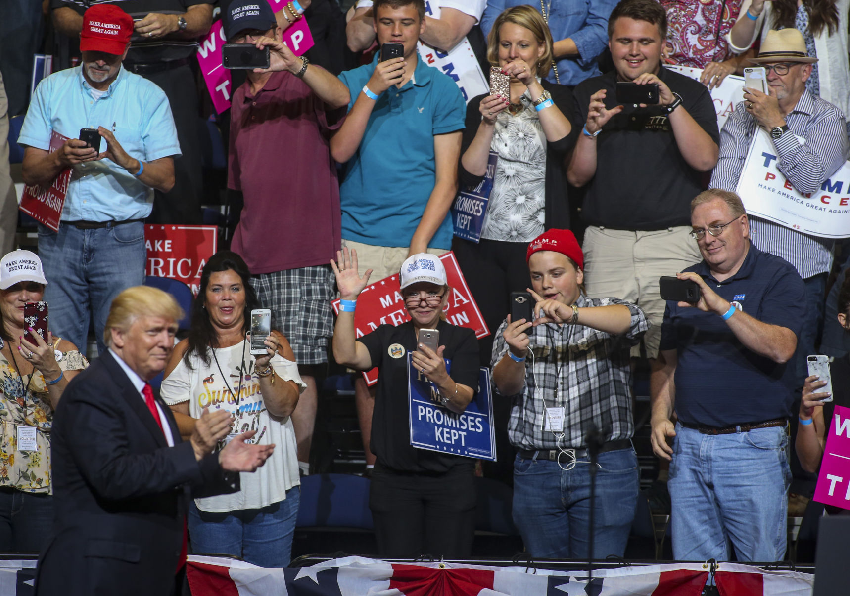 Outtakes: Trump rally